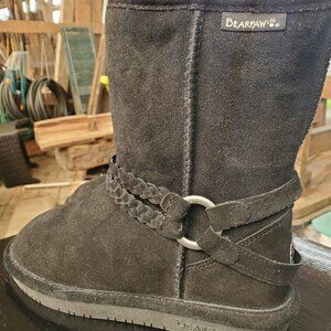 Bearpaw Adele Black Suede Boots - NEW!